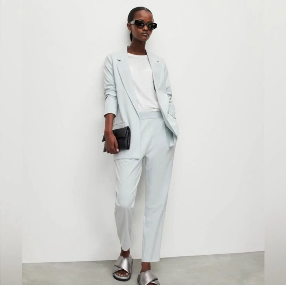New | AllSaints Aleida Grouser Powdered Blue 8